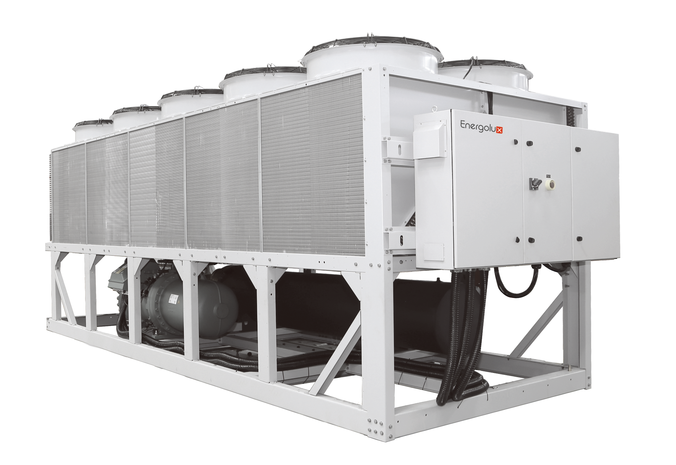 Модульный воздухоохлаждаемый чиллер Energolux  с винтовым компрессором SCAW-M335VC